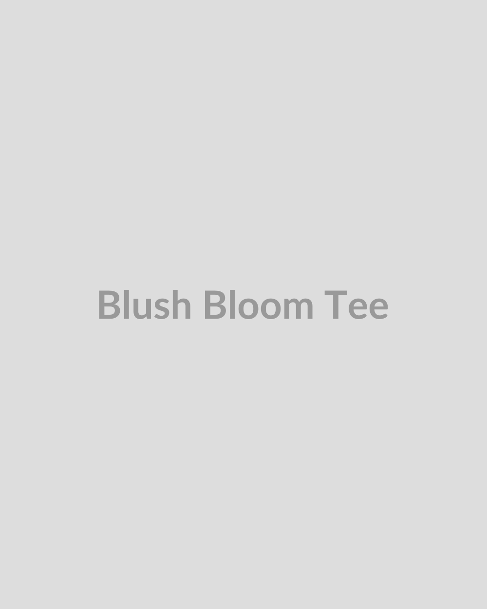 Blush Bloom Tee