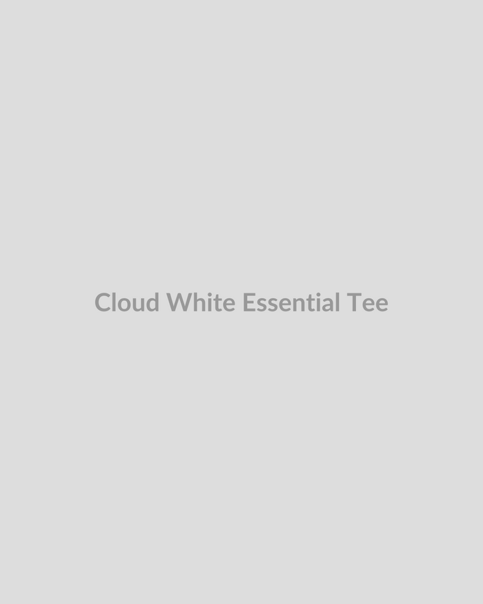 Cloud White Essential Tee