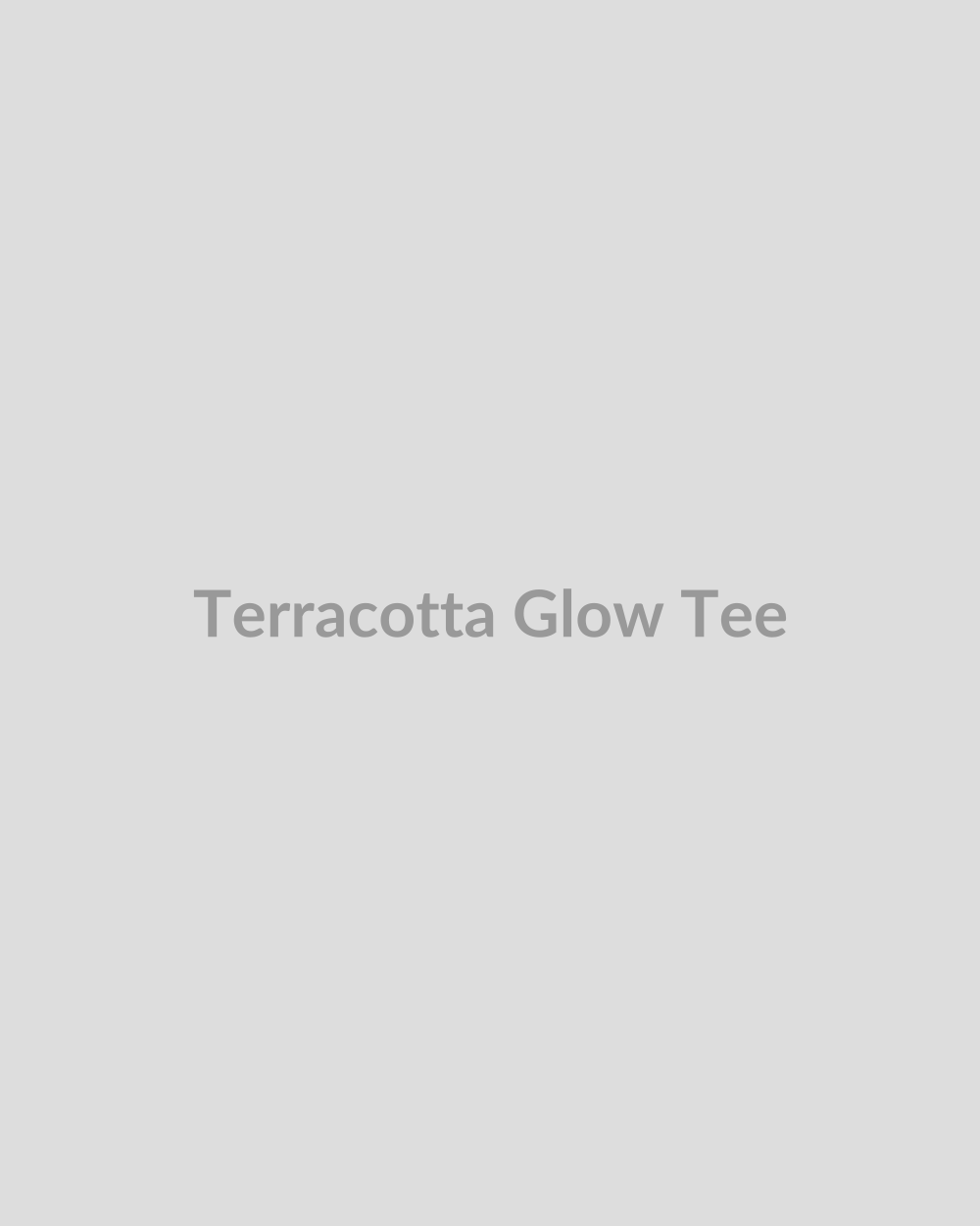 Terracotta Glow Tee