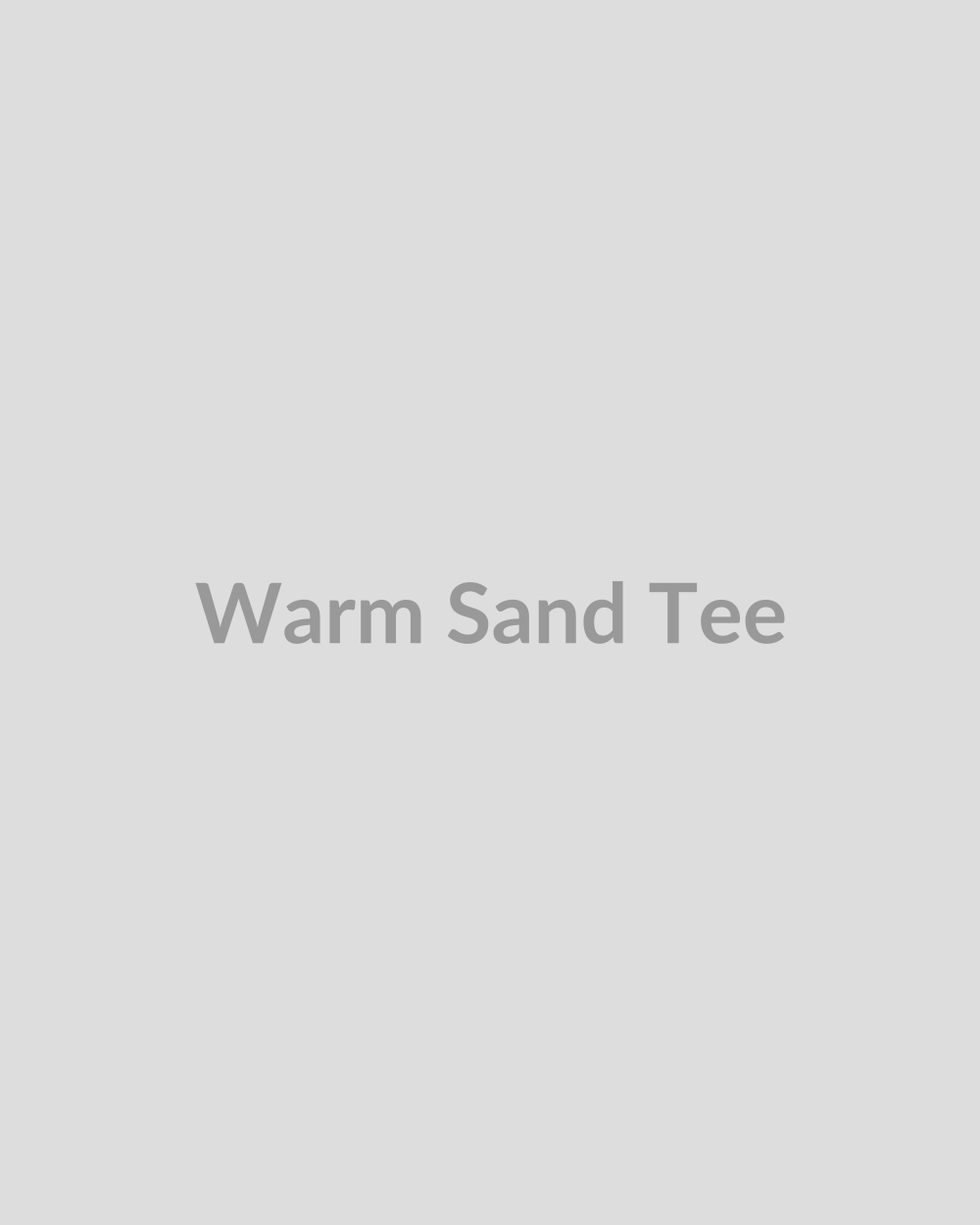 Warm Sand Tee