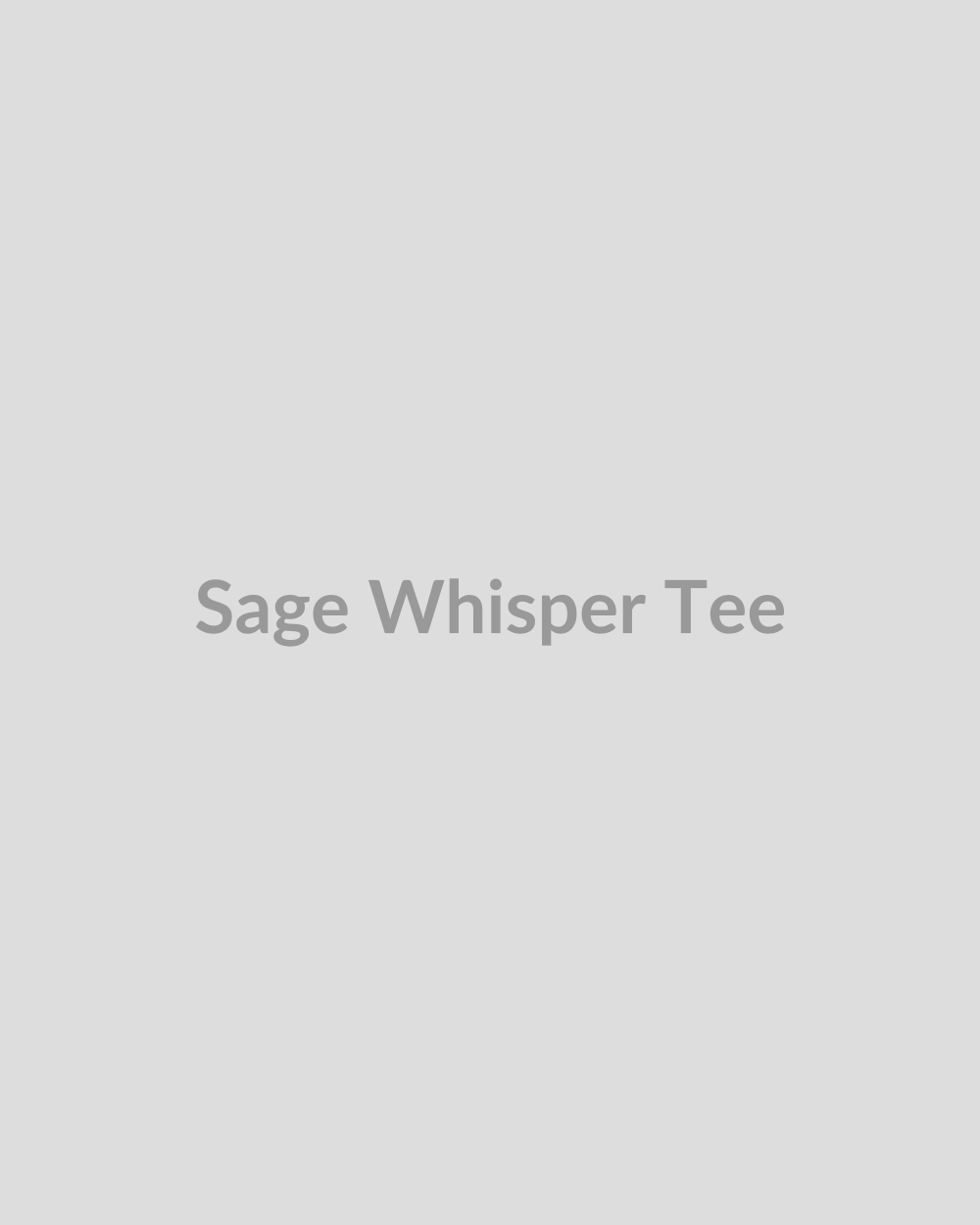 Sage Whisper Tee